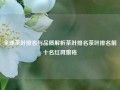 全球茶叶排名与品质解析茶叶排名茶叶排名前十名红斑狼疮