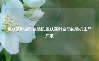 重庆茶叶自动包装机,重庆茶叶自动包装机生产厂家