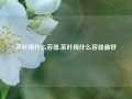 茶叶用什么容器,茶叶用什么容器最好