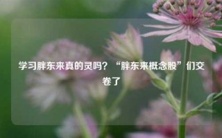 学习胖东来真的灵吗？“胖东来概念股”们交卷了