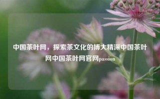 中国茶叶网，探索茶文化的博大精深中国茶叶网中国茶叶网官网passion