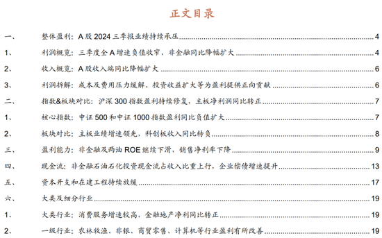 招商策略：三季报要点解读 非金融A股盈利继续承压，消费服务、TMT、非银等增速领先-第1张图片-茶世界