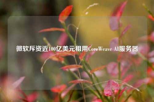 微软斥资近100亿美元租用CoreWeave AI服务器-第1张图片-茶世界