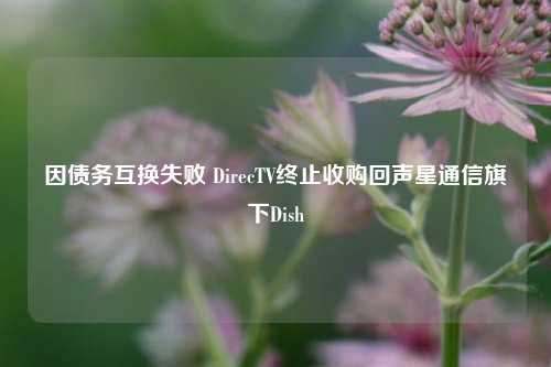 因债务互换失败 DirecTV终止收购回声星通信旗下Dish-第1张图片-茶世界