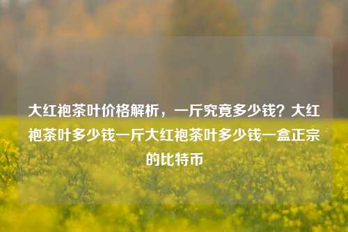 大红袍茶叶价格解析，一斤究竟多少钱？大红袍茶叶多少钱一斤大红袍茶叶多少钱一盒正宗的比特币-第1张图片-茶世界